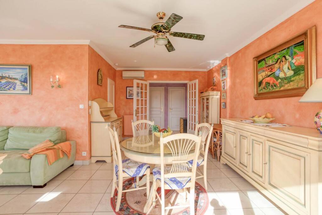 昂蒂布A6- 2 Bdr Incredible Sea View - Ac, Garage & Terrace公寓 外观 照片