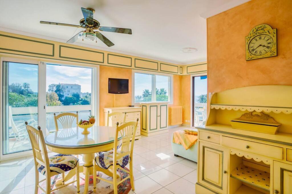 昂蒂布A6- 2 Bdr Incredible Sea View - Ac, Garage & Terrace公寓 外观 照片