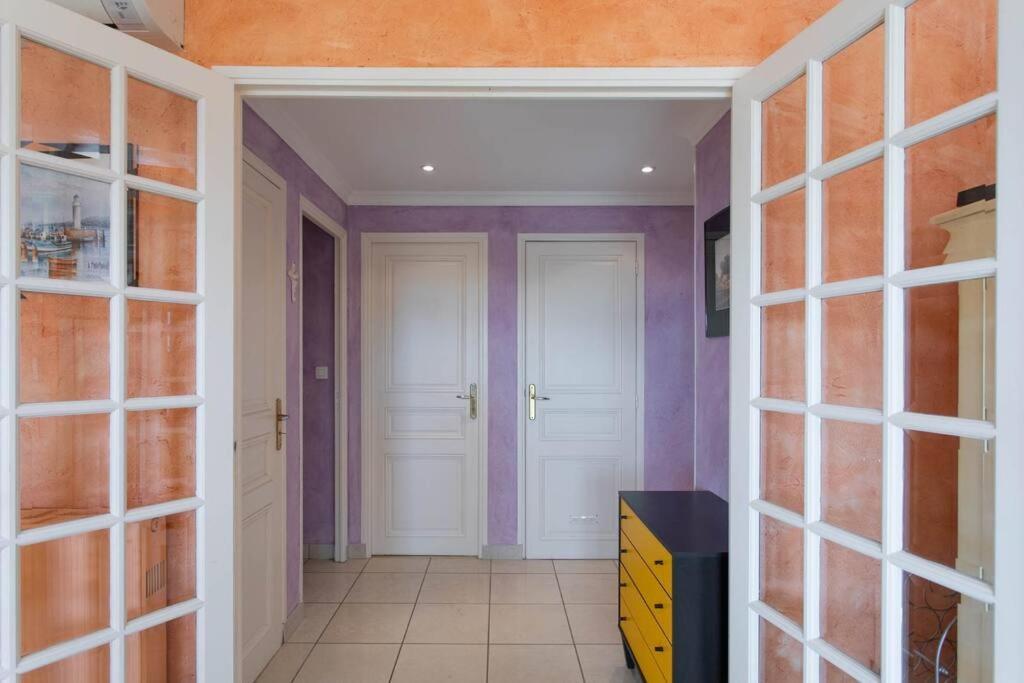 昂蒂布A6- 2 Bdr Incredible Sea View - Ac, Garage & Terrace公寓 外观 照片